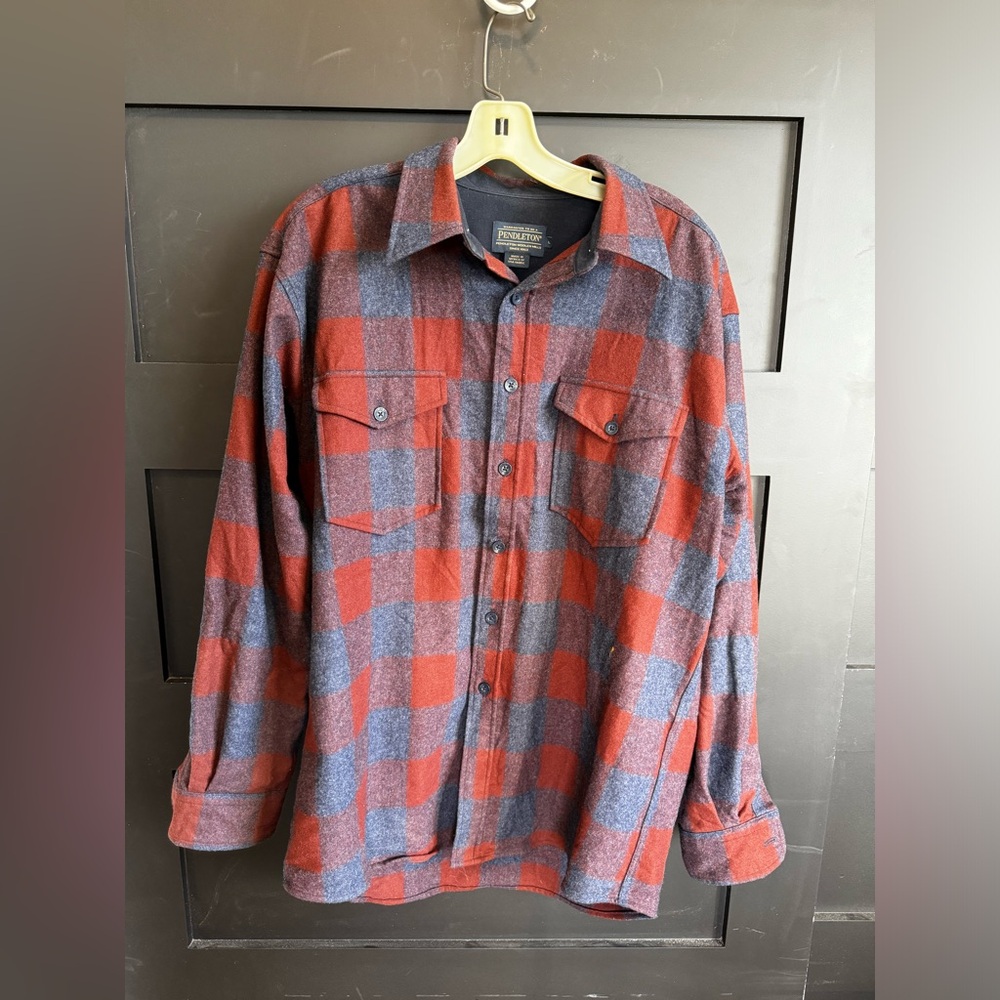 Buffalo Check Wool Pendleton classic shirt.